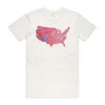 Charlie Kirk Map Tee