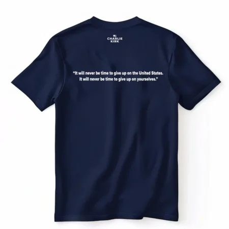 Charlie Kirk Rush Was Right Tee Back