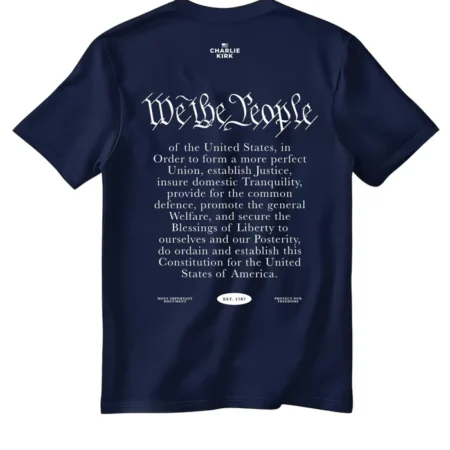Charlie Kirk We The People Tee Back