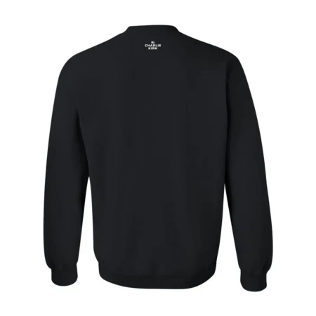 CharlieKirk Live Free Crewneck Backside